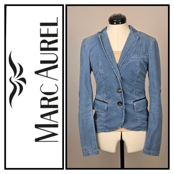 Marc Aurel Jackets & Blazers - Veston ajusté effet denim Marc Aurel (Taille 34 / XS)